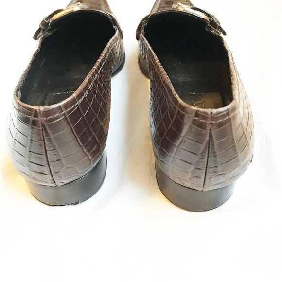 Prada brown croc loafers size 37 - Picture 5 of 5